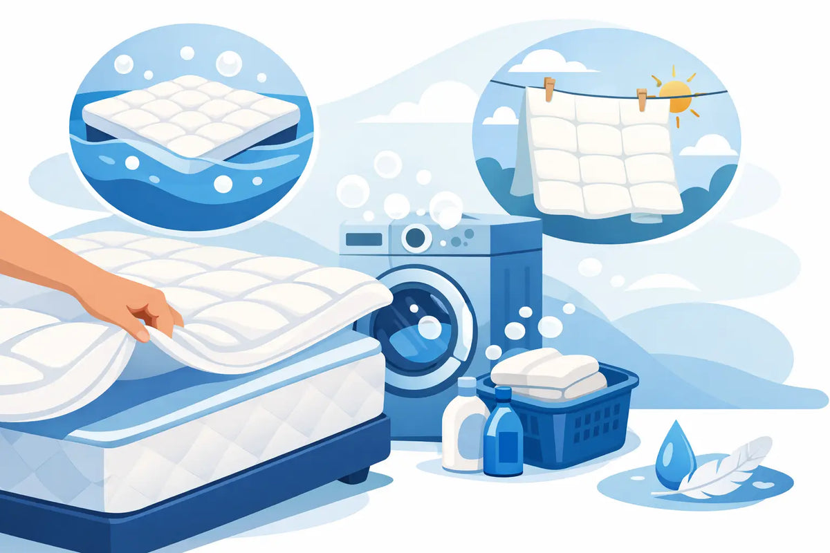 How to Wash a Mattress Topper Without Damage