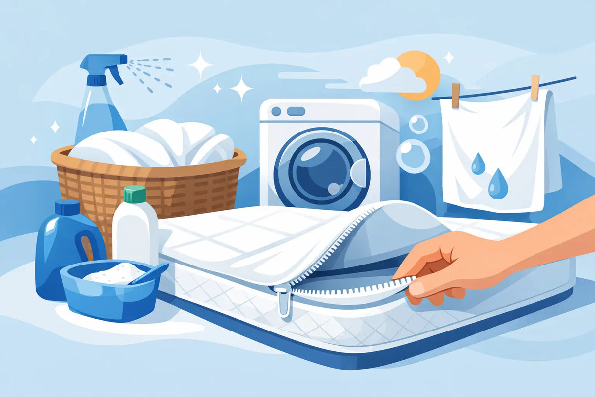 How to Clean a Zippered Mattress Cover Safely
