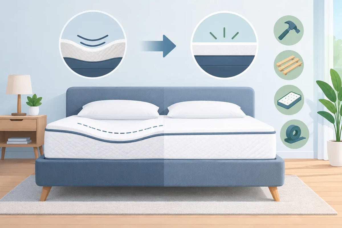 How to Fix Mattress Sagging Before Replacing It