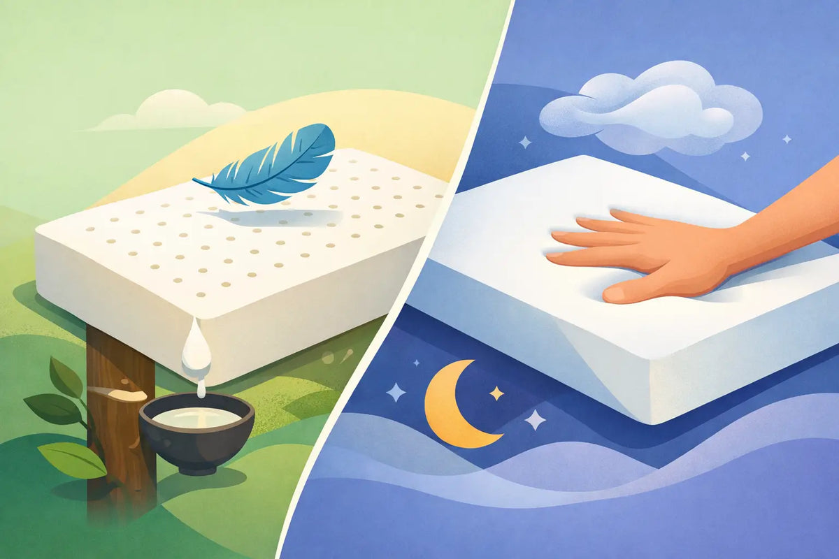 Latex Versus Memory Foam: Which Feels Better?