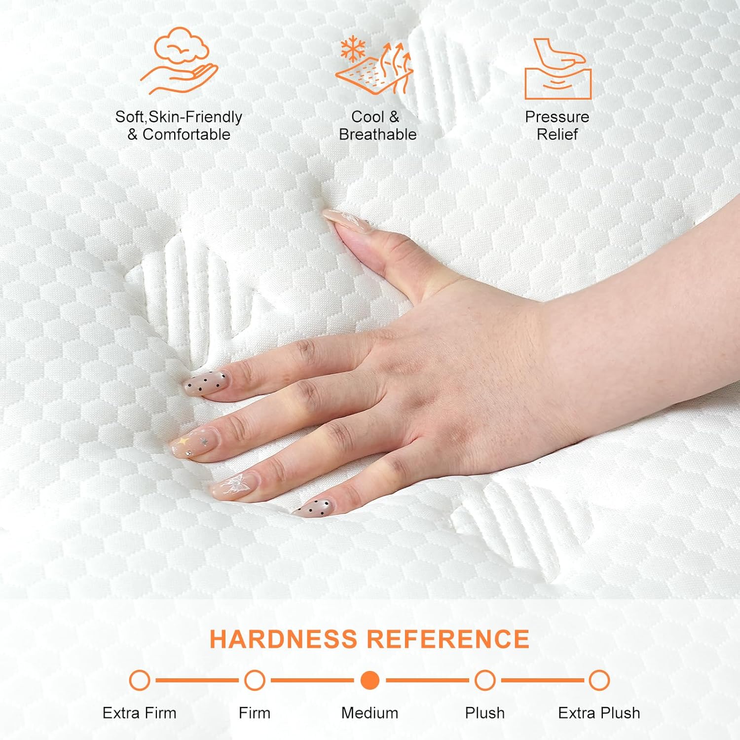 25cm OrthoFlex 7-Zone Hybrid Mattress