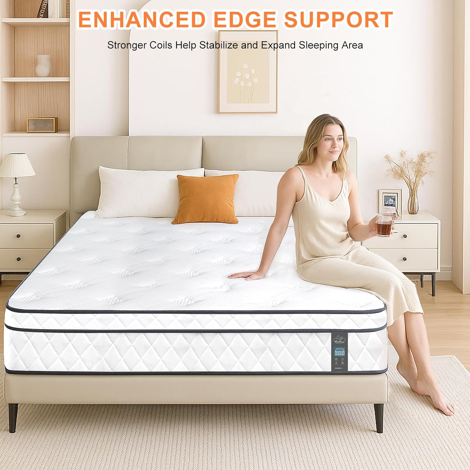 25cm OrthoFlex 7-Zone Hybrid Mattress